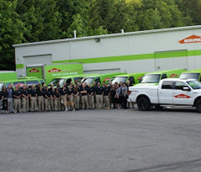 SERVPRO team posing for photo.